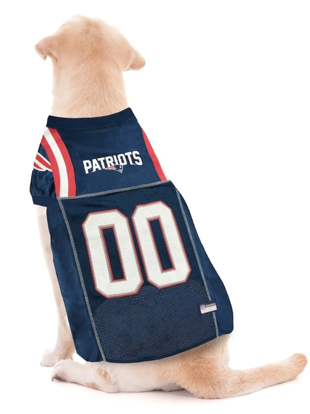 NFL New England Patriots Navy & Red Dog Jersey